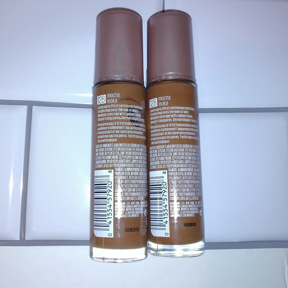 2 Pack Maybelline Dream Radiant Liquid Hydrating Foundation